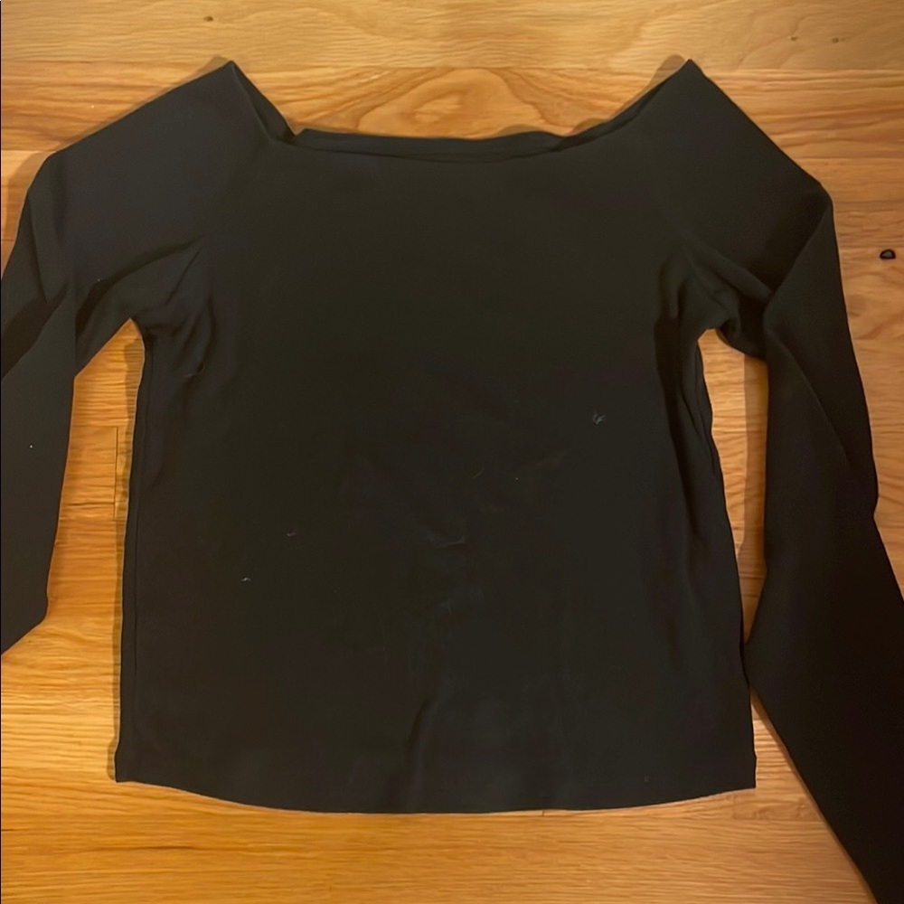 Hollister Black Off Shoulder Top